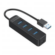 TWU3-4A 4 Port USB 3.0 Hub - Black