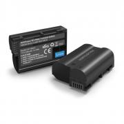 2x 2100mAh Replacement Batteries for Nikon EN-EL15 with Charger Set – Black