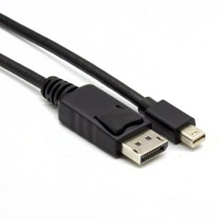 1.8m Thunderbolt 2 4K Mini DisplayPort to DisplayPort Cable - Black 