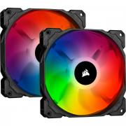 SP140 RGB Pro 140mm Chassis Fan - Black Frame (Kit of 2) 