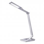 1200 LED Lumen Desk Lamp with USB 5V/2A Charging Port - Silver 