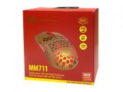 MasterMouse MM711 RGB Gaming Mouse - Gold/Red
