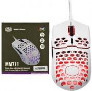 MasterMouse MM711 RGB Gaming Mouse - Matte White