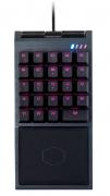 Cherry MX Red RGB Gaming Pad With Wrist Rest Control pad - Black