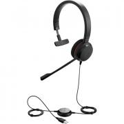 Evolve 20 UC Mono Corded USB Headset For VoiP Softphone