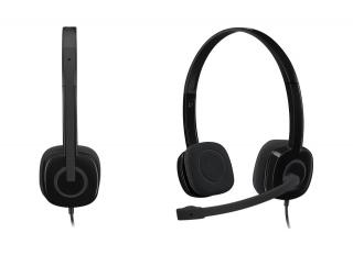 H151 3.5mm Stereo Headset - Black 