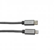 DuraBraid Premium USB-C to Lightning 1.2m Charge & Sync Cable - Grey