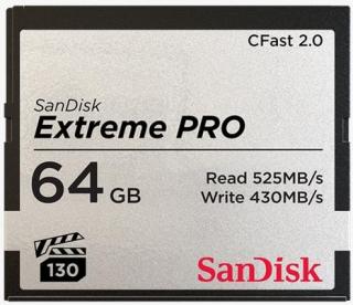 Extreme Pro CFast 2.0 64GB Memory Card 