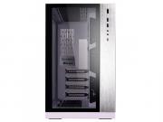 PC-011 Dynamic Tempered Glass Mid Tower Dual Chambered Chassis - White