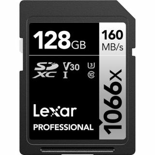 Professional 128GB SDXC UHS-I 1066x Class 10 Memory Card 