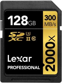 Professional 128GB SDXC UHS-II 2000x Memory Card 