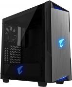 Aorus C300 Glass Mid Tower Chassis - Black 