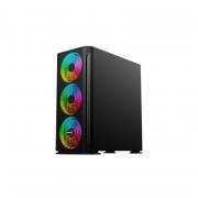 F01 ARGB Mid Tower Gaming Chassis - Black