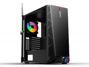 F05 ARGB Mid Tower Gaming Chassis - Black