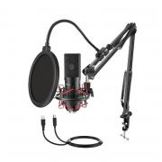 T732 USB Condensor Microphone with Arm Desk Mount Kit – Black 