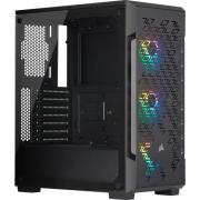 iCUE Series 220T RGB Tempered Glass Mid Tower Chassis - Black 