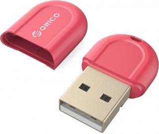 Mini USB Bluetooth 4.0 Adapter for Windows - Red (BTA-408-RED) 