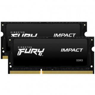 Fury Impact 2 x 4GB DDR3L 1866MHz Notebook Memory Kit - Black (KF318LS11IBK2/8) 