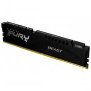Fury Beast Black 16GB 5200MHz DDR5 Desktop Memory Module - Black (KF552C40BB-16)