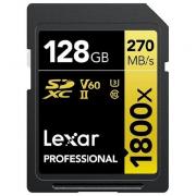 Professional 1800x 128GB SDXC UHS-II Memory Card - Gold Series 
