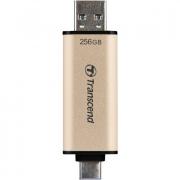 JetFlash 930C 256GB USB 3.2 2-In-1 Flash Drive - Gold 