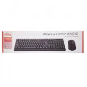 KM210 Wireless Desktop Keyboard & Mouse Combo - Black