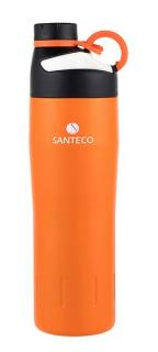 Oural 590ml Amber Orange Vacuum Insulated Sports Bottle 