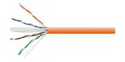 CAT6 500m Solid UTP Cable - Orange - Drum