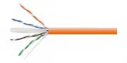 CAT5e 500m Solid Network UTP Cable - Orange - Drum