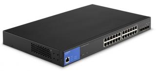 LGS328MPC 24-Port PoE+ Managed Gigabit Switch with 4 x 10G SFP+ Uplinks 410W 