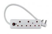 3x16A Multi Plug, 0.5m 3 Pin SA Plug Cord (R-33) 
