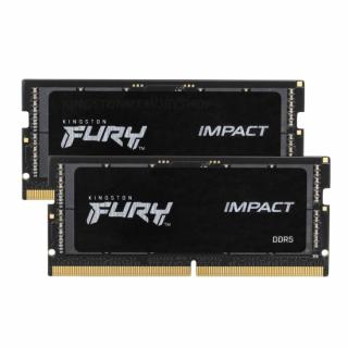 Fury Impact 2 x 8GB 4800MHz DDR5 Notebook Memory Kit - Black (KF548S38IBK2-16) 