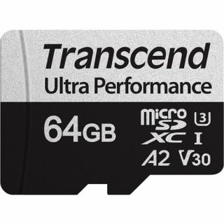 340S 64GB microSDXC UHS-I U3 Memory Card with SD Adapter 