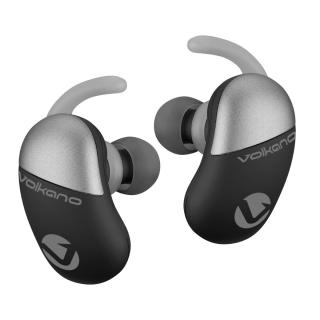 Swish Series Bluetooth TWS Sports Earbuds - Black/Silver (VK-1129-BKSL) 