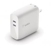 BoostCharge Dual 65W USB-C GaN Wall Charger with PPS