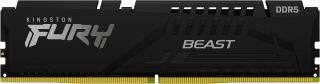 Fury Beast Black 8GB 5200MHz DDR5 Desktop Memory Module - Black (KF552C36BBE-8) 