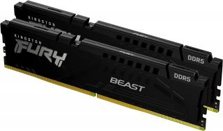 Fury Beast Black 2 x 8GB 5200MHz DDR5 Desktop Memory Kit - Black (KF552C36BBEK2-16) 
