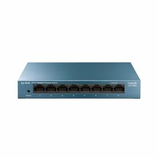 LiteWave LS108G 8-Port 10/100/1000Mbps Desktop Network Switch 