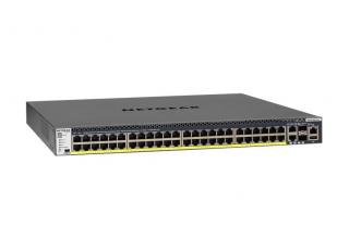 M4300-52G-PoE+ 48-Port PoE+ Layer 3 Stackable Rack Mount Managed Switch with 2 x 10G SFP+ Ports 
