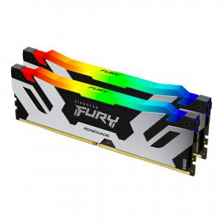 Fury Renegade RGB Silver 2 x 16GB 6000MHz DDR5 Desktop Memory Kit (KF560C32RSAK2-32) 