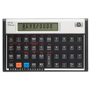 12C Platinum Financial Calculator(Algebraic or RPN) 