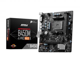 Pro Series AMD B450 AM4 Micro-ATX Motherboard (B450M-A PRO MAX II) 